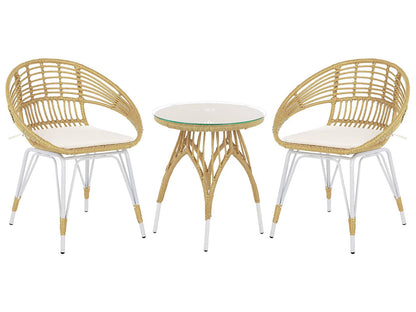 Natural Rattan Balcony Set