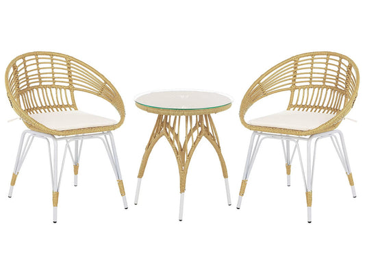 Natural Rattan Balcony Set