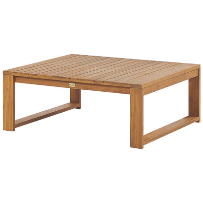 Solid Wood Garden Set Light Wood 5 People